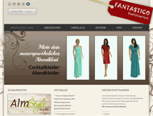 Tablet Screenshot of abendkleider-mieten.ch